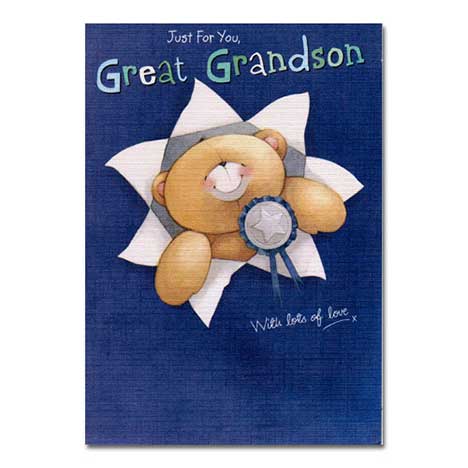 Great Grandson Birthday Forever Friends Card